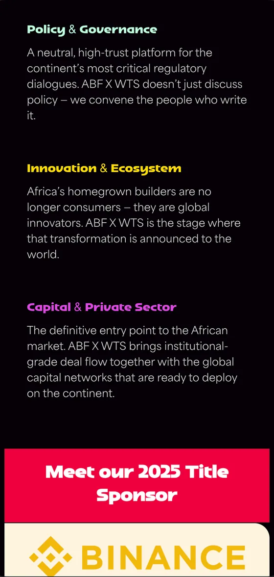 Africa Blockchain Festival on mobile, view 2