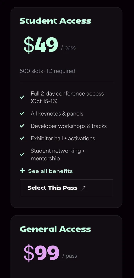 Africa Blockchain Festival on mobile, view 4